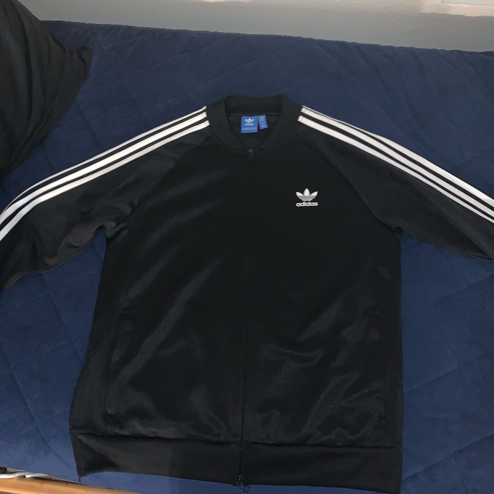 Adidas track jacket large